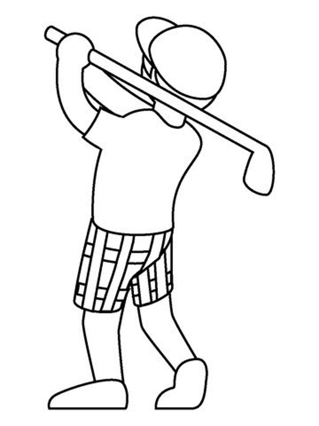 20 Golf Coloring Pages for Kids Kids Coloring Pages Cartoon - Etsy Israel