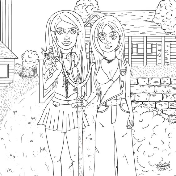 THE SIMPLE LIFE Coloring Page - Etsy