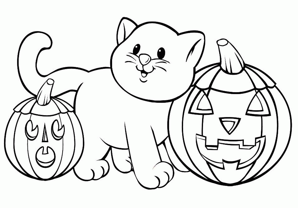 Amazing of Coloring Pages Halloween Has Halloween Colorin #3486