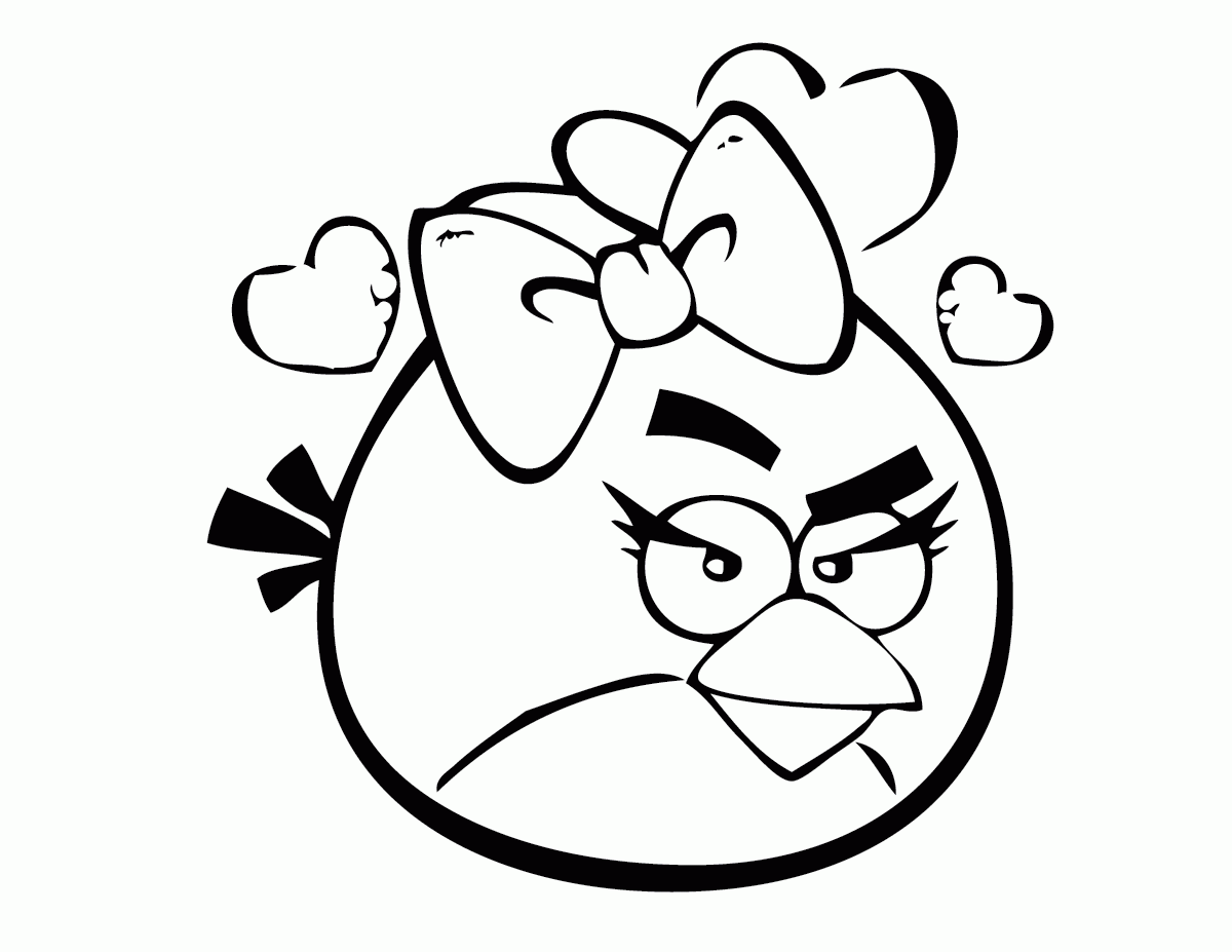 Angry Birds Coloring Pages Cartoons - Coloring Pages For All Ages