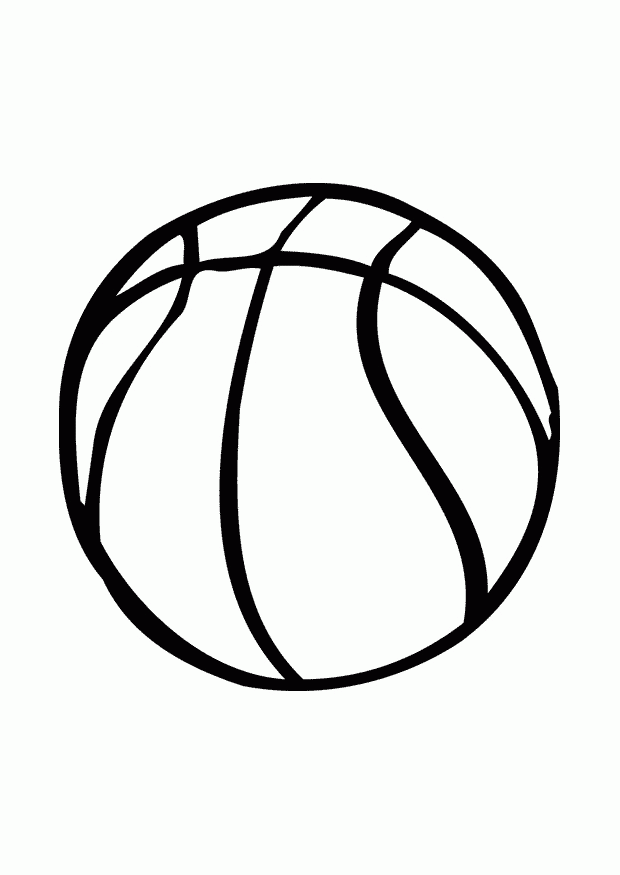 Basketball Coloring Page - Coloring Pages for Kids and for Adults
