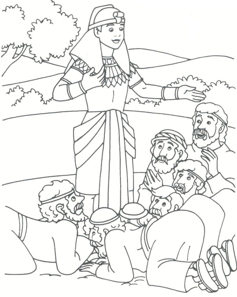 Best Photo Of Joseph And His Brothers Printables And His - Coloring Nation