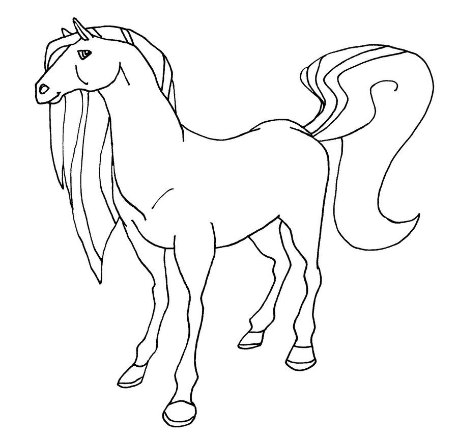 horse land Colouring Pages