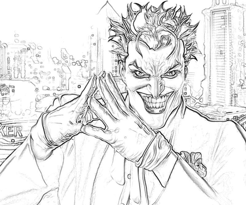 Batman And Joker Coloring Pages Free - Coloring Page