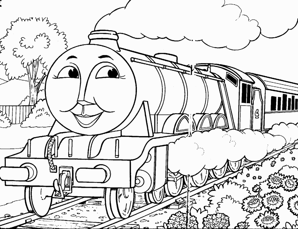 train coloring page | Only Coloring Pages