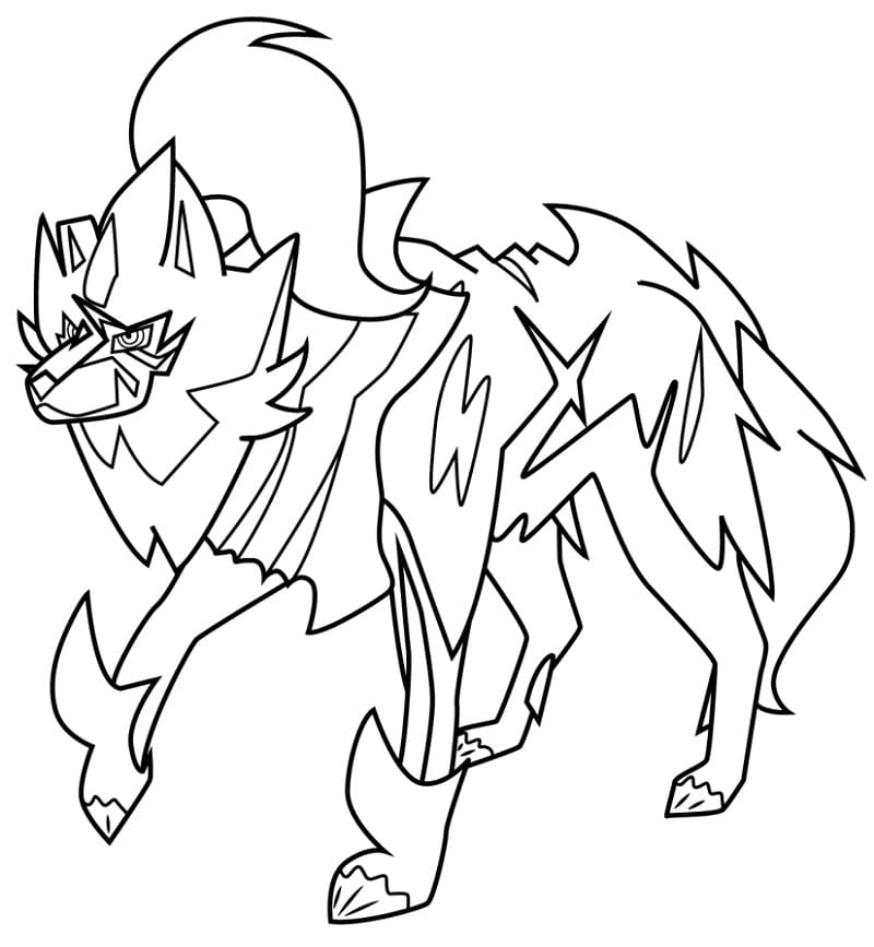 Pokemon Zamazenta Coloring Page - Free Printable Coloring Pages for Kids