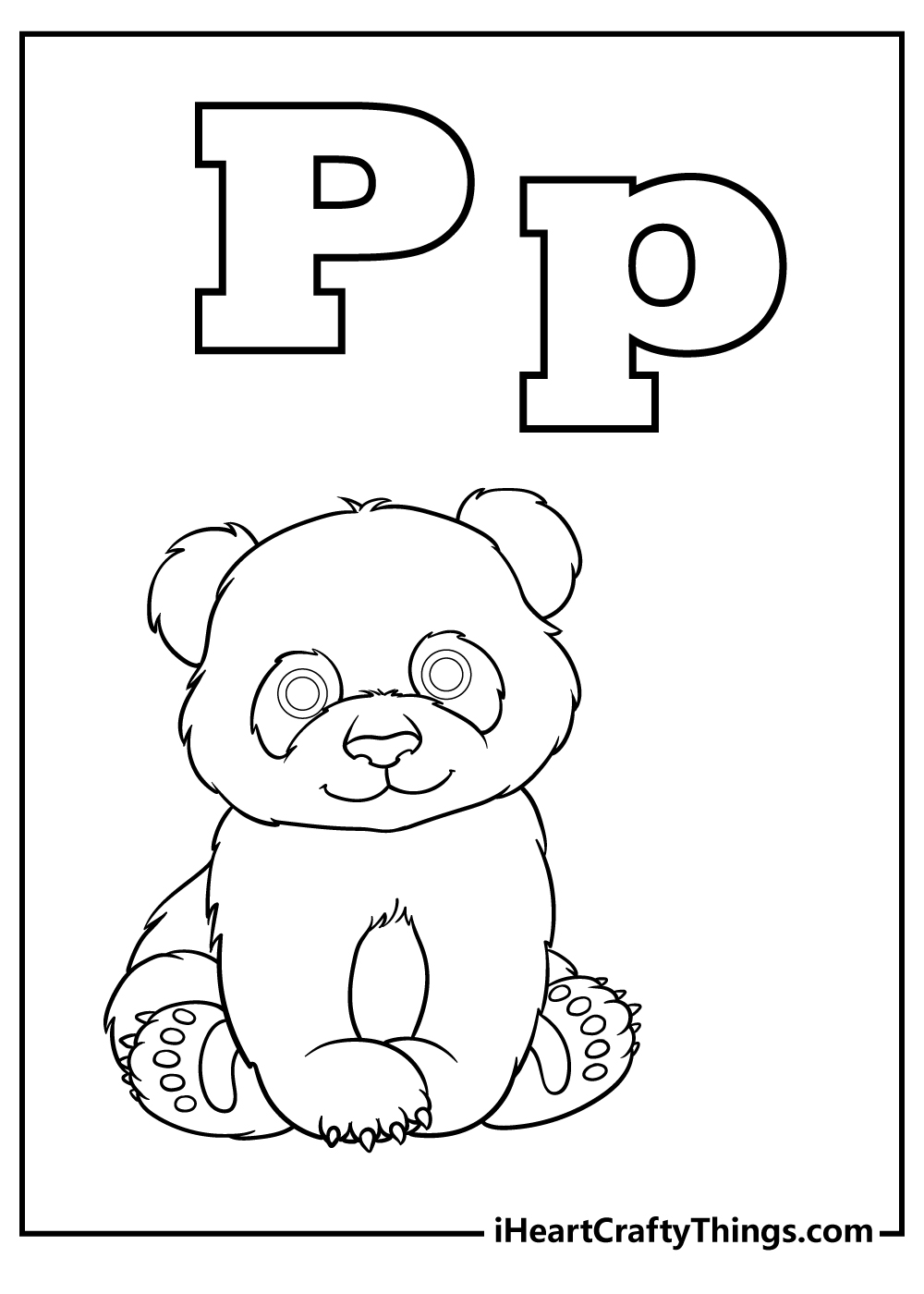 Printable Letter P Coloring Pages (Updated 2022)