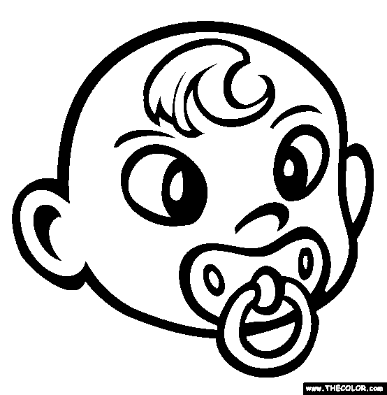 Binky Coloring Page | Free Binky Online Coloring