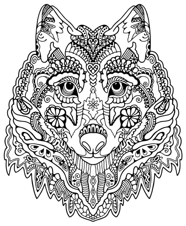 Intricate Coloring Page