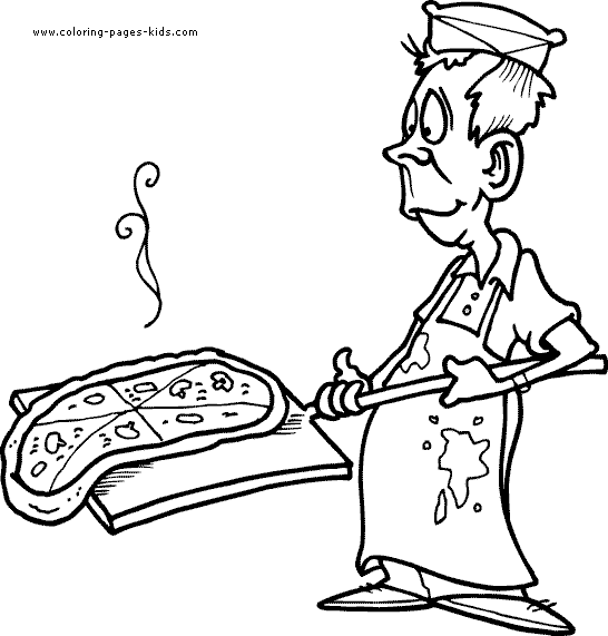 Cheese Pizza Coloring Page | Clipart Panda - Free Clipart Images