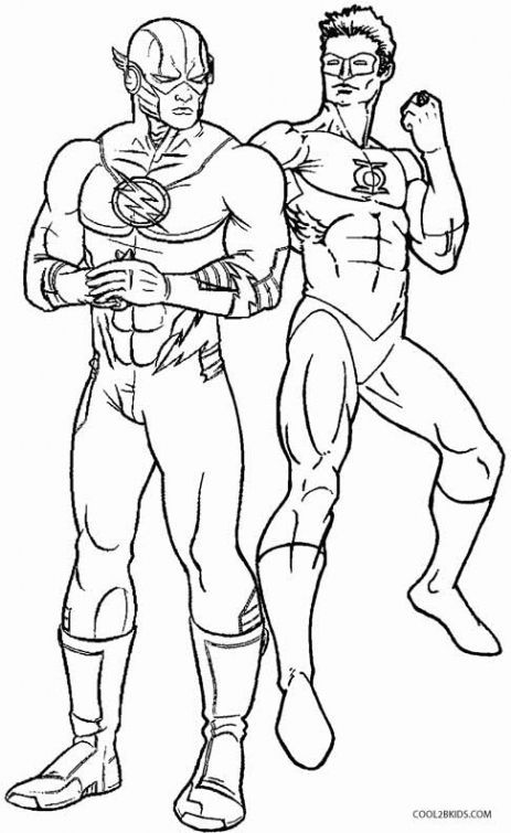 Superheroes Coloring Pages ...