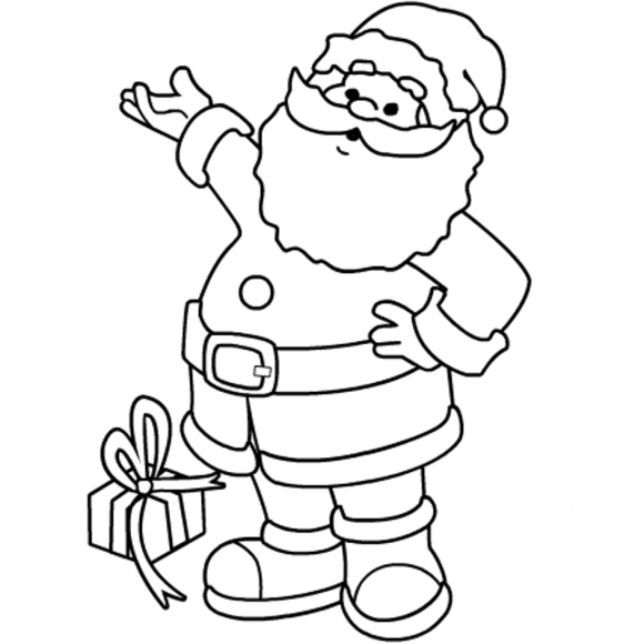 Printable Santa Claus Coloring Pages Free Online for Preschoolers ...