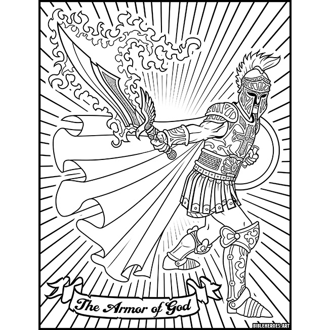 The Heroes of the Bible Coloring Pages on Behance