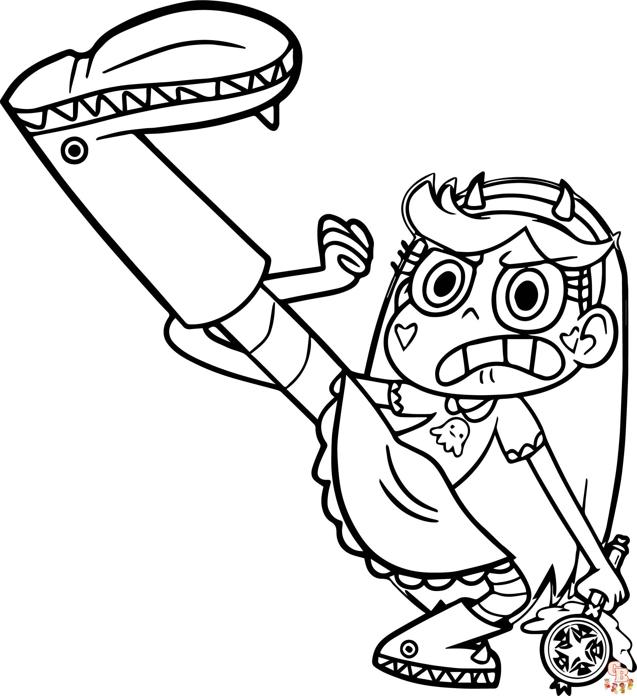 Find the Best Star Butterfly Coloring Pages - Free and Printable