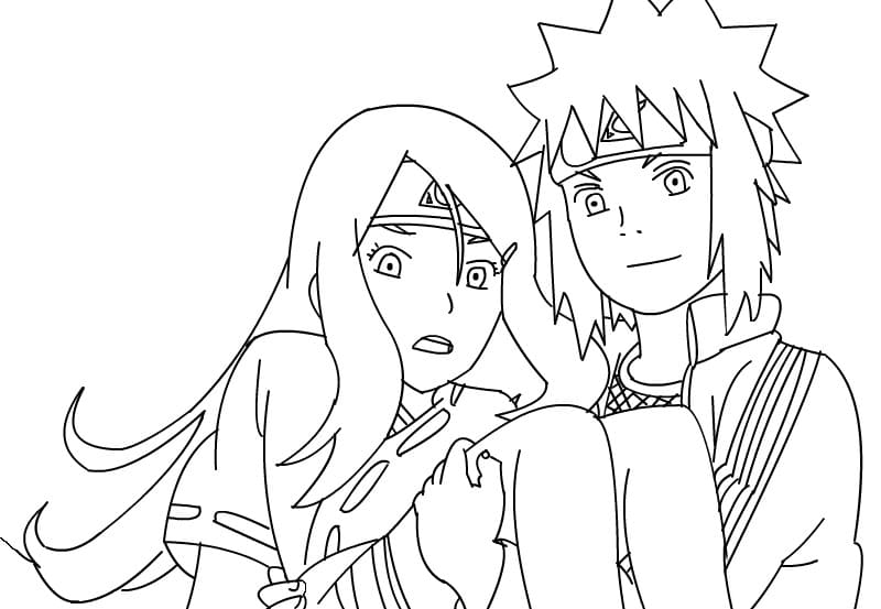 Minato Coloring Pages | Print Anime Coloring Pages