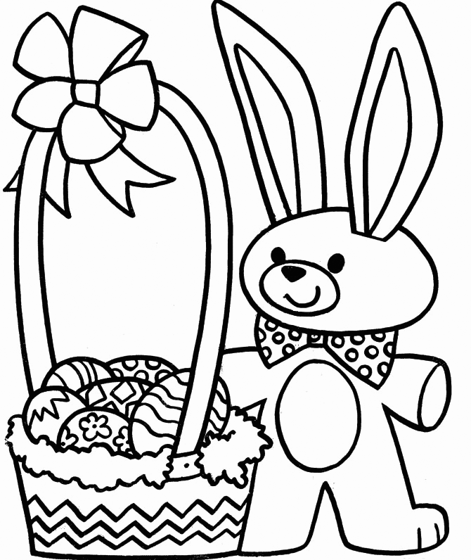 Easter Basket Coloring Pages - Best Coloring Pages For Kids