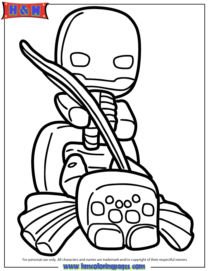 Minecraft Spider Coloring Pages - Get ...
