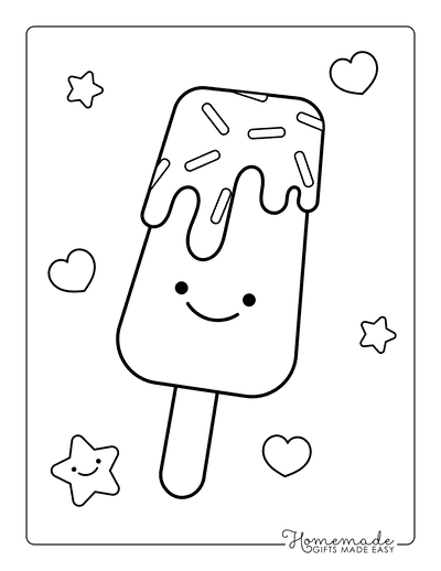 Free Cute Kawaii Coloring Pages for Kids