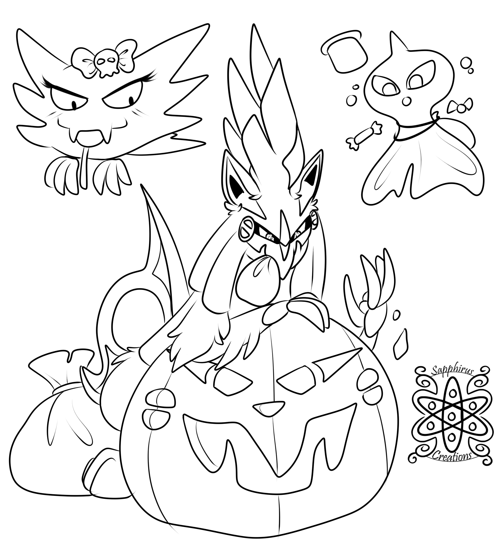 Silvally's Halloween raid +WIP+ — Weasyl