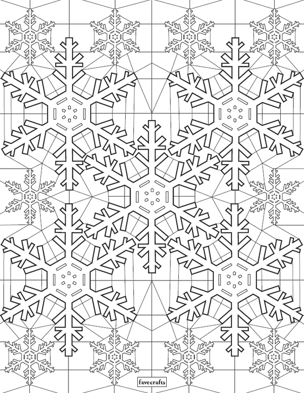 10 Winter Coloring Pages for Adults ...