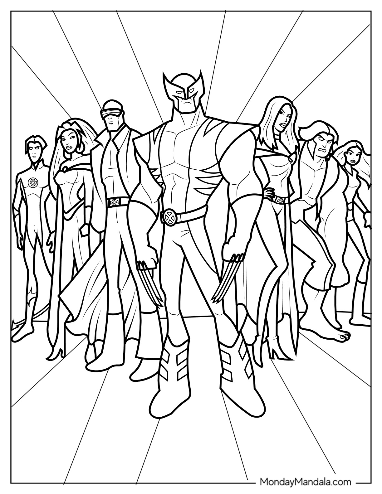 Wolverine Coloring Pages (Free PDF ...