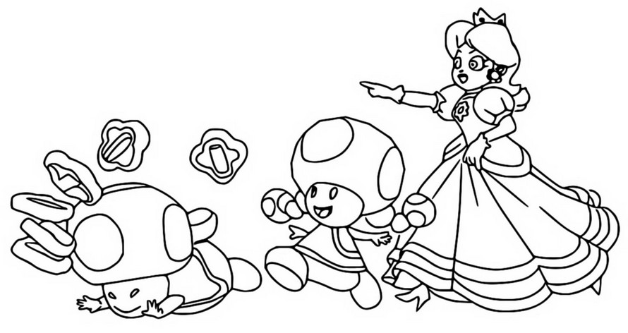 Coloring page Super Mario Bros Wonder ...