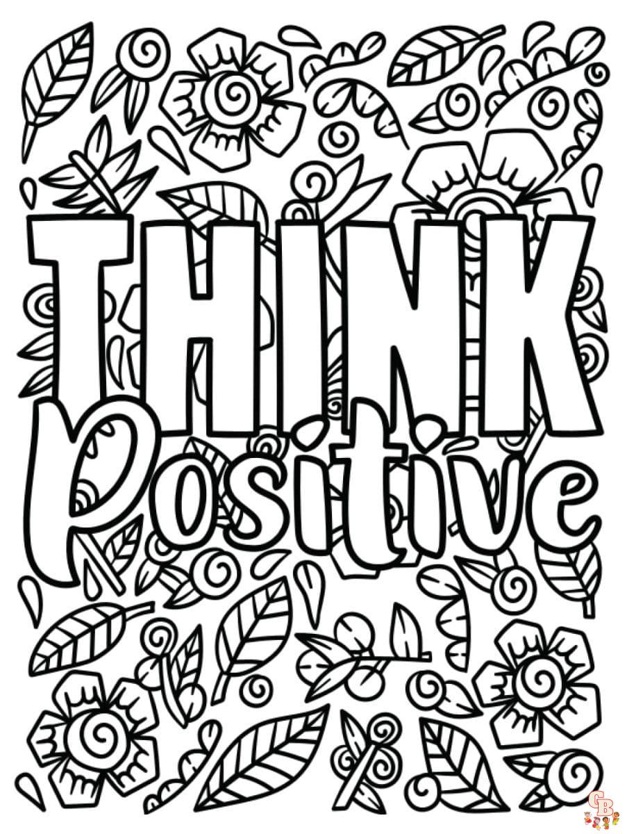 Printable Positive Affirmation Coloring ...