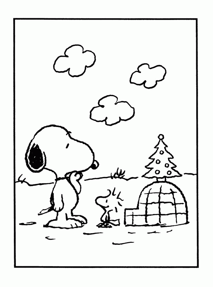 Format Peanuts Woodstock Bird Coloring Page Designs Canvas ...