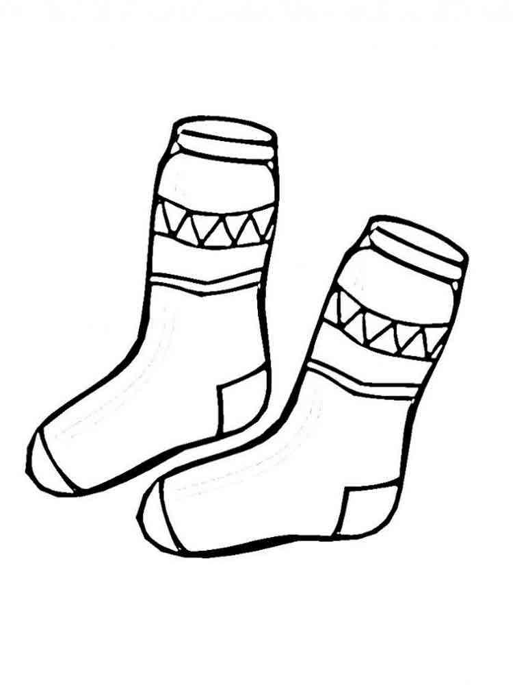 Winter Clothes Coloring Page - Coloring Nation