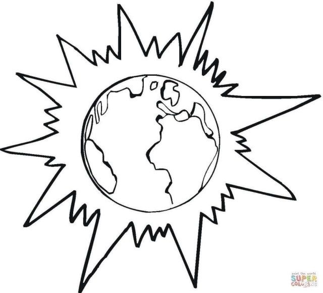 Solar Eclipse Coloring Page ...