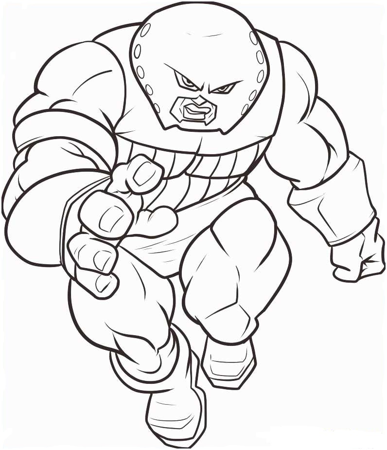 Juggernaut Coloring Page - Free Printable Coloring Pages for Kids