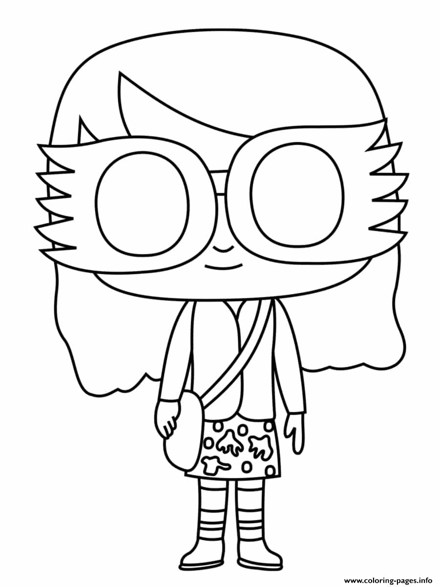 Luna Lovegood Coloring Pages Printable