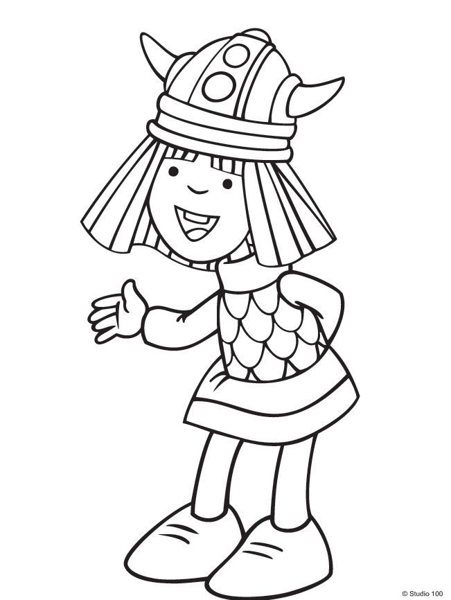 Kids-n-fun.com | 36 coloring pages of Wicky the Viking