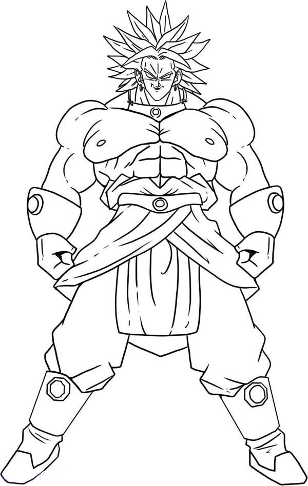 11 Pics of Broly Super Saiyan Coloring Pages - Dragon Ball Z Broly ...