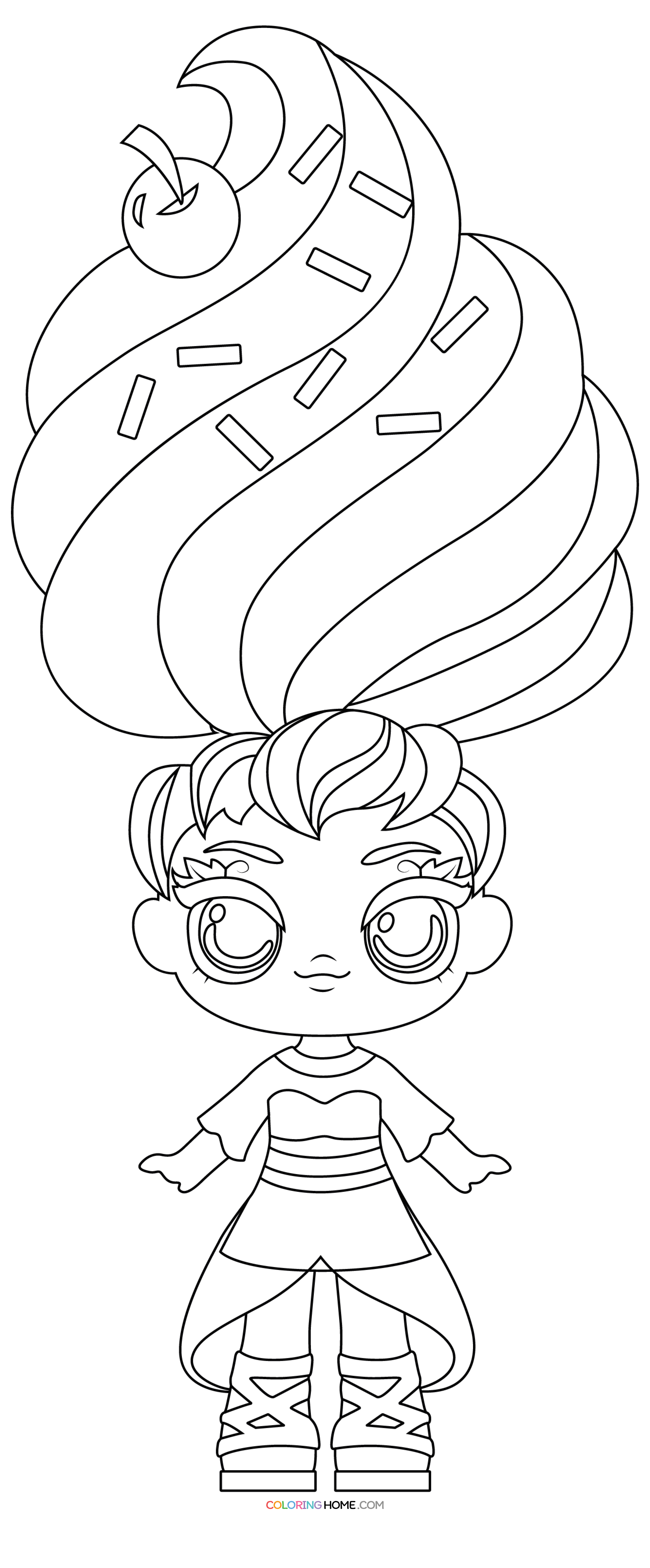 Blume dolls coloring page