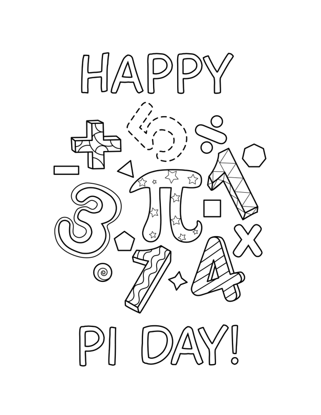 Pi Day Coloring Pages | Pi Day