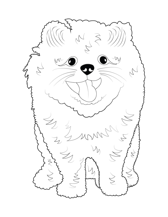 5 Printable Coloring Pages Dog ...
