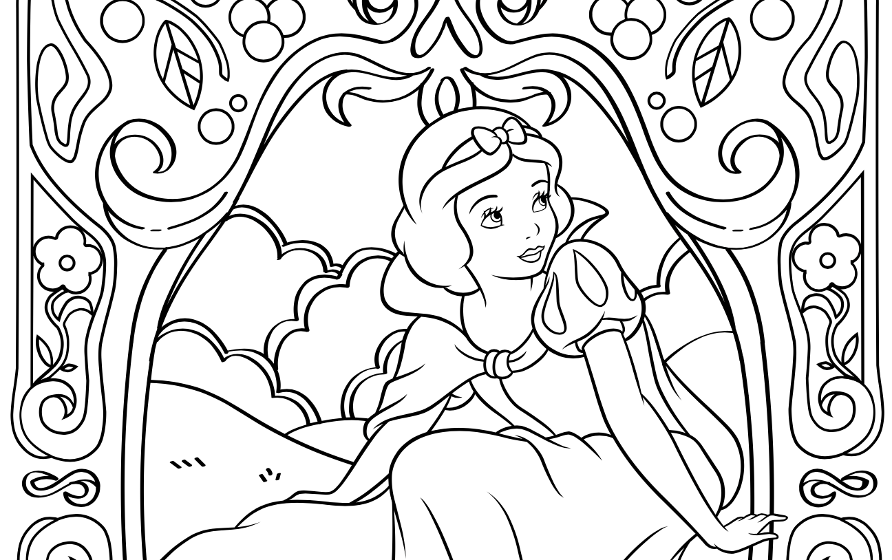 Disney Princess Coloring Pages to Print or Do Digitally - Theme Park  Professor