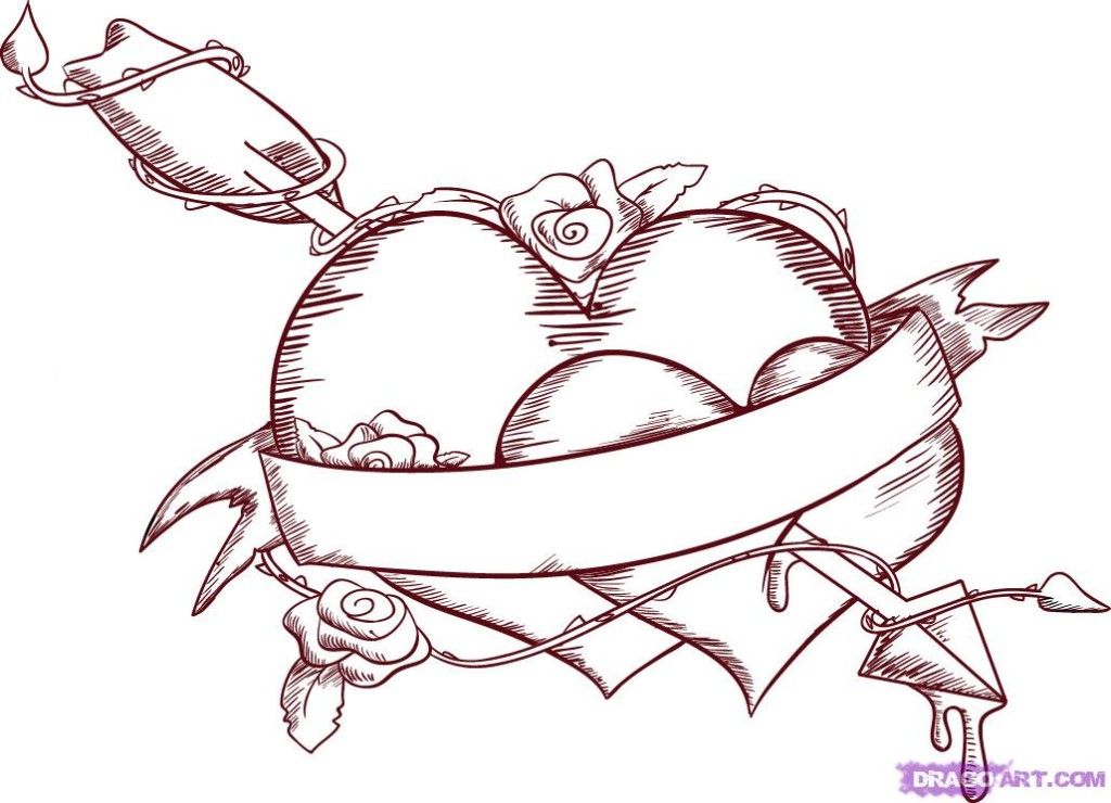 Emo Love - Coloring Pages for Kids and for Adults