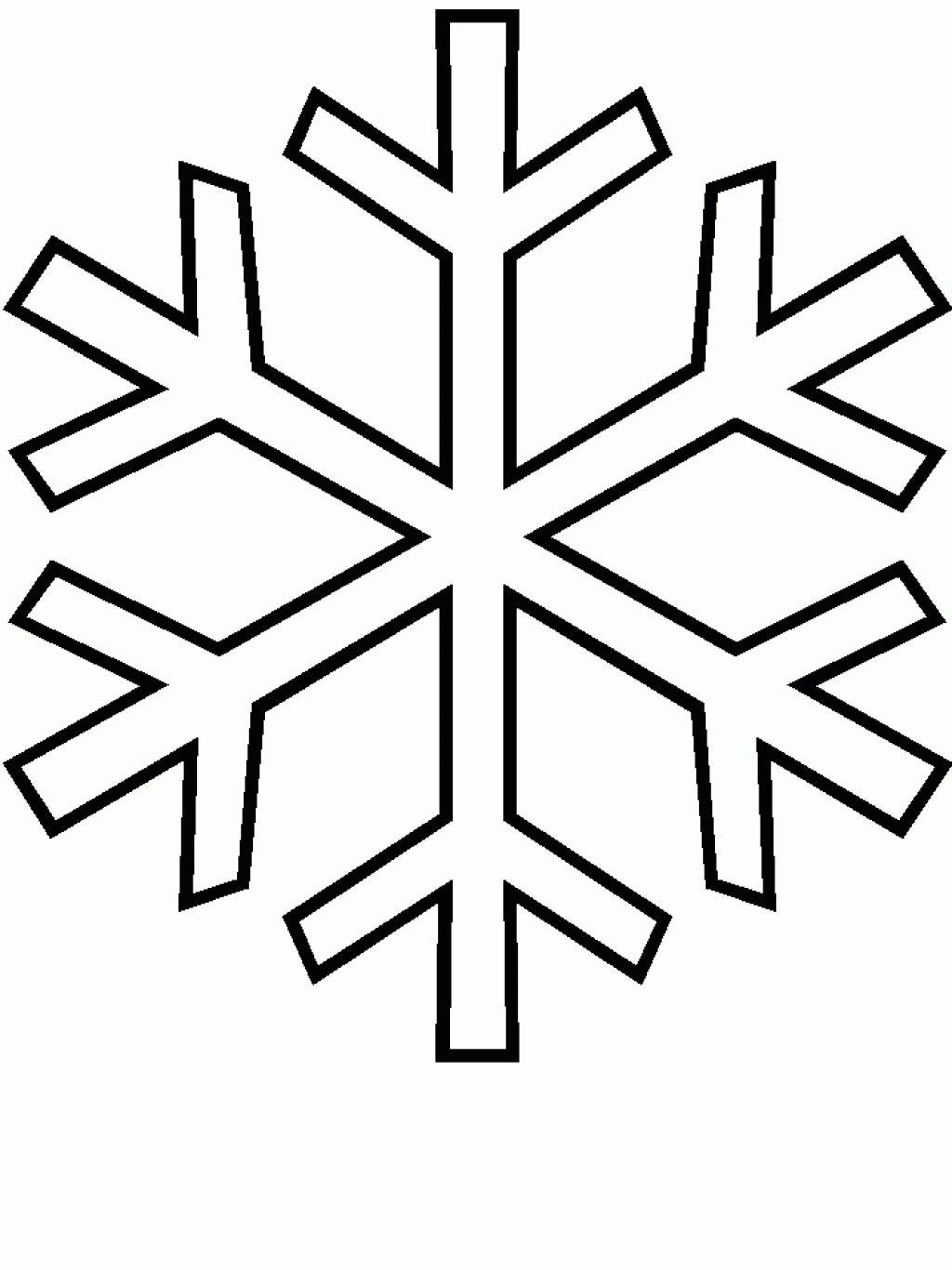 snowflake coloring pages | Only Coloring Pages