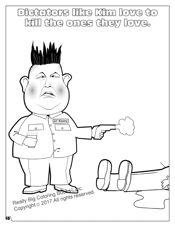 Comic Books | Kim Jong-un I'm Begging the World to Kick My Ass Fun Coloring  and Activity Book