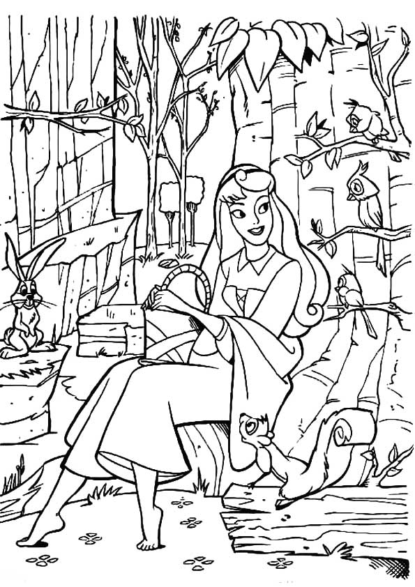 Sleeping beauty coloring sheets for kids - Coloring pages for kids on  Coloring-Forkids.com