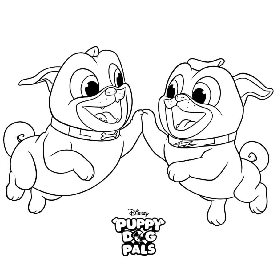 Puppy Dog Pals Coloring Pages