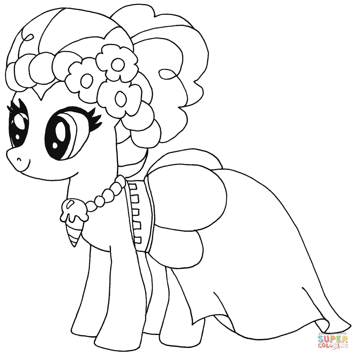 Pinkie Pie coloring page | Free Printable Coloring Pages