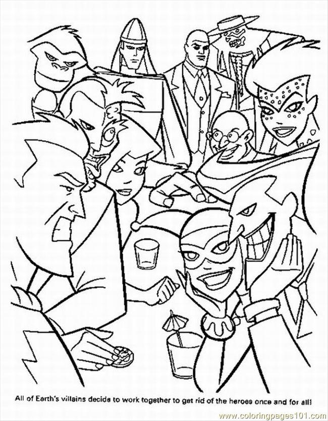 Super Hero Squad Coloring Pages For Kids - Ccoloringsheets.com