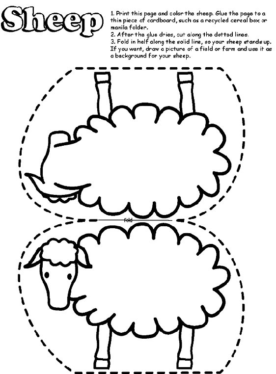 Sheep Coloring Page | crayola.com