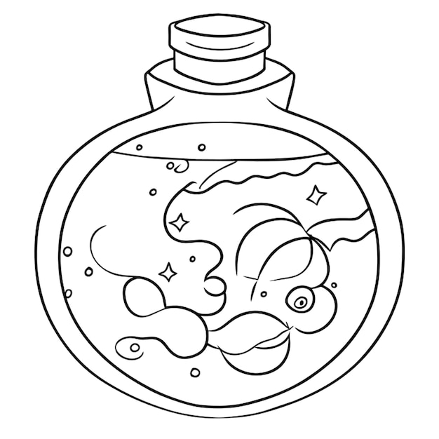 Magic potions coloring page c0045 ...