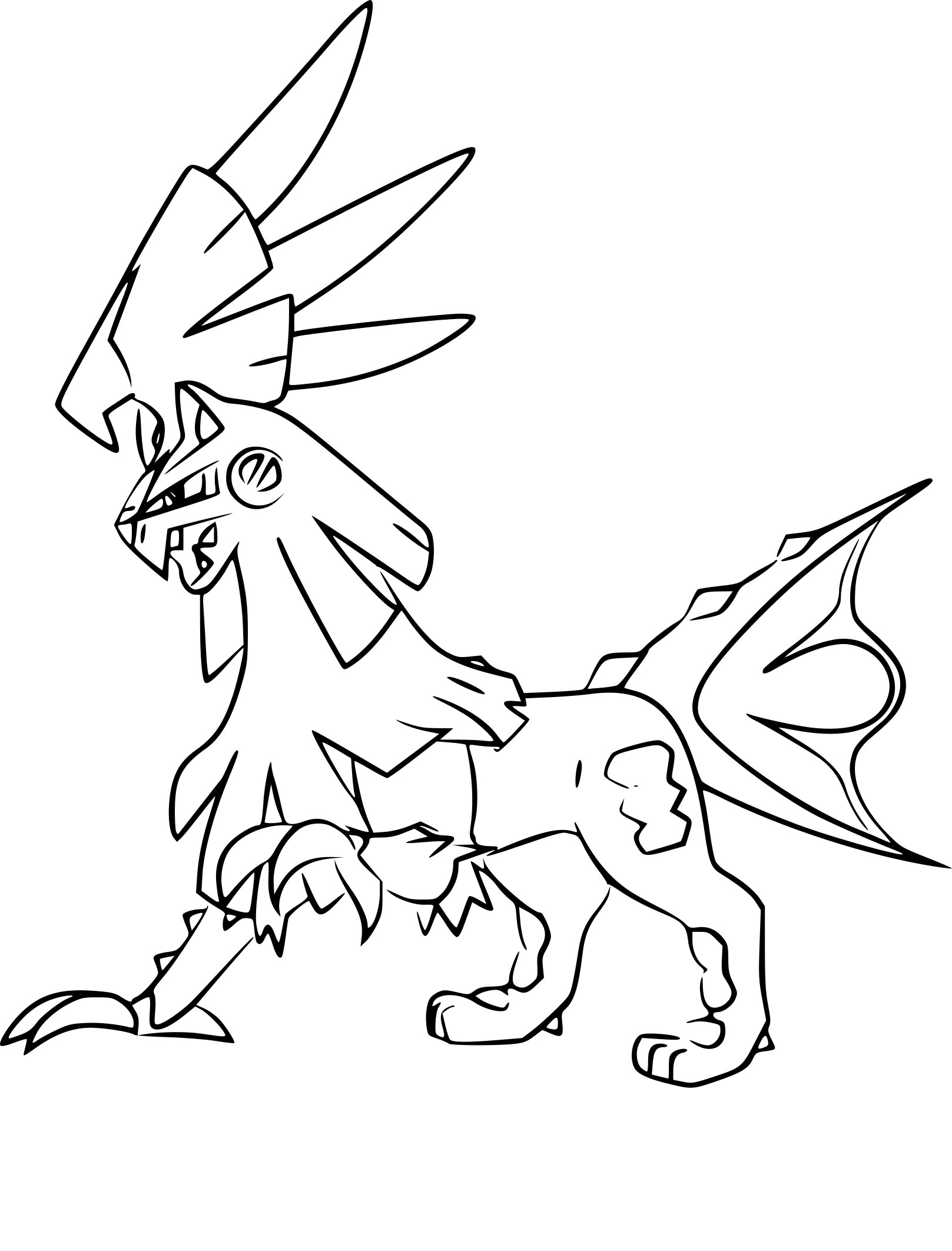 Silvally Pokemon coloring page - free printable coloring pages on  coloori.com