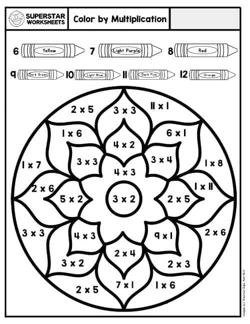 Multiplication Worksheets - Superstar Worksheets