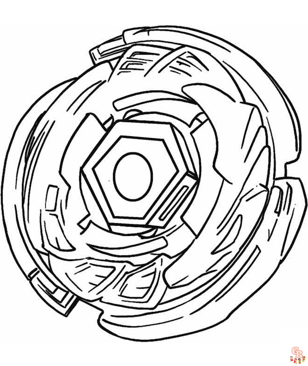 Beyblade Coloring Pages: Free Printable Sheets for Kids